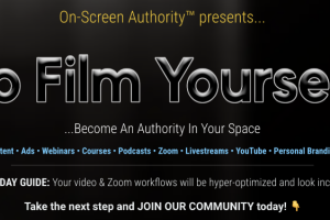 On-Screen Authority, Go Film Yourself, camera confidence, video presence, filming yourself, on-camera performance, authentic video communication, build video confidence, video marketing, video branding, on-screen confidence, personal branding on video, self-filming, video storytelling, video creation guide, on-screen leadership, speaking on camera, media presence, digital storytelling, personal influence, confidence training, self-recording tips, content creator strategy, social media video tips, personal video brand, creative filming, YouTube presence, video content mastery, body language on camera, video mindset, digital brand authority, Go Film Yourself method, video content confidence, personal visibility, online influence building, self-filming success